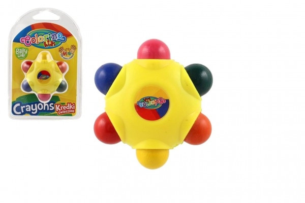 COLORINO Voskovky hvězda 6 barev