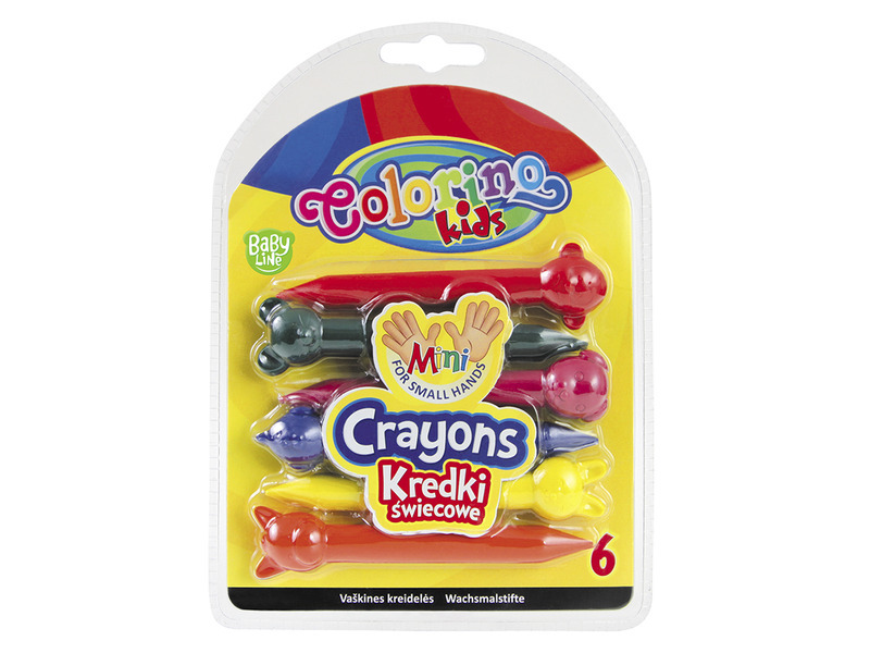 Colorino Velké barevné voskovky 6ks