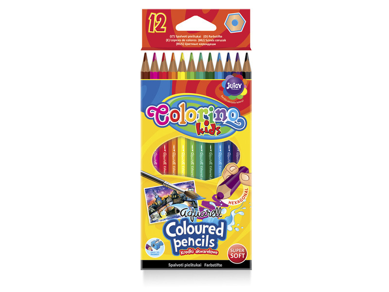 Colorino Barevná akvarelová tužka 12 ks
