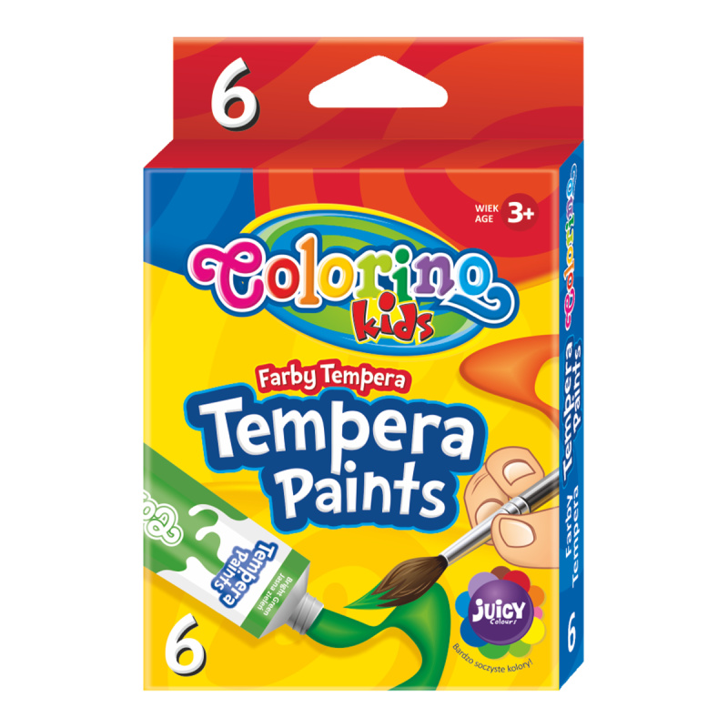 Temperové barvy tuba 6 barev, 12 ml OFFICE LINE spol. s r.o.