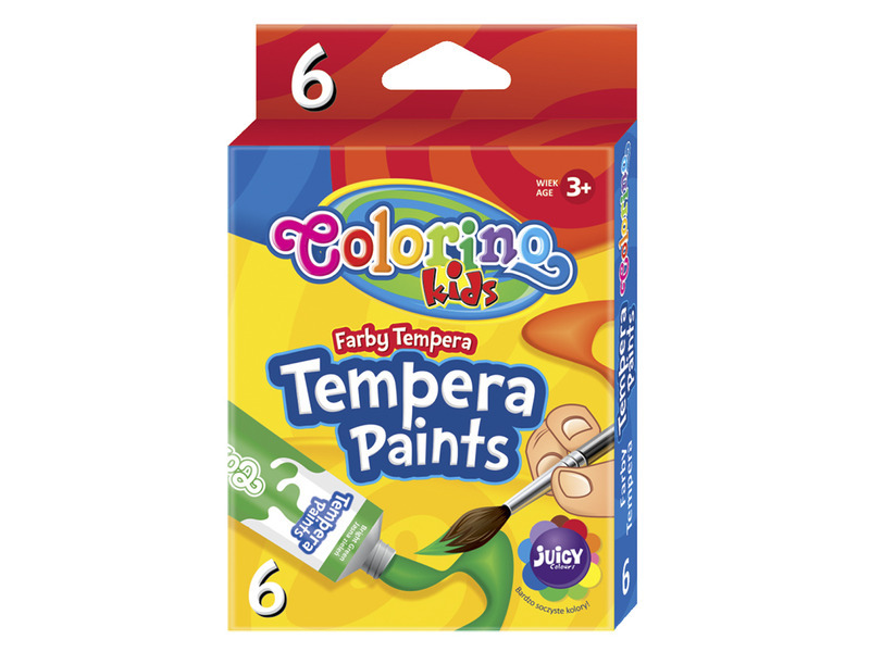 Temperové barvy tuba 6 barev, 12 ml OFFICE LINE spol. s r.o.