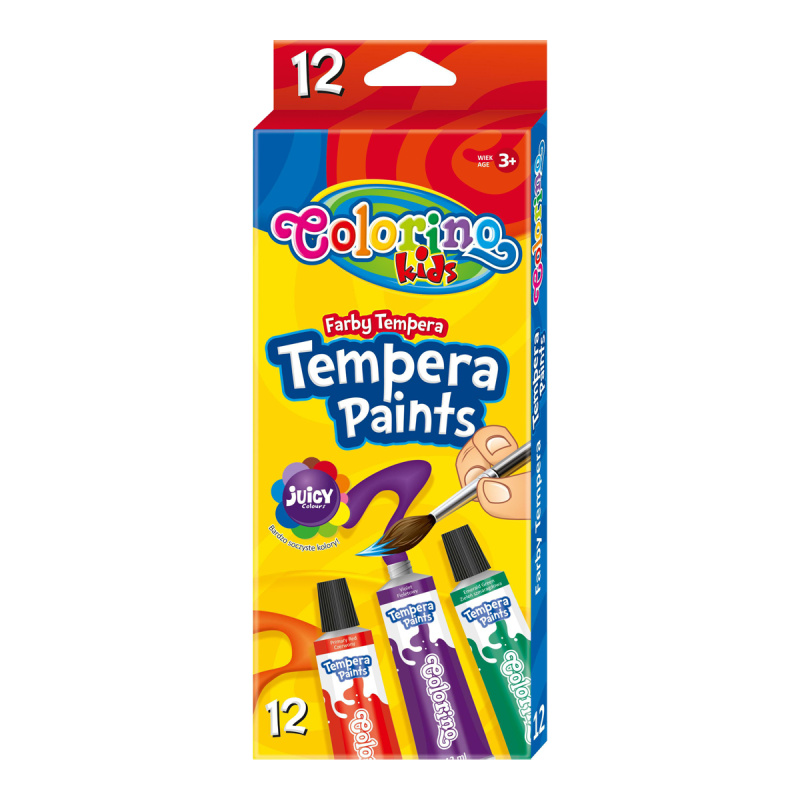 Temperové barvy tuba 12 barev, 12 ml OFFICE LINE spol. s r.o.