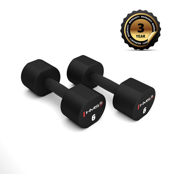 HPT06 2 x 6 KG POLYURETANOVÉ JEDNORUČNÍ ČINKY HMS