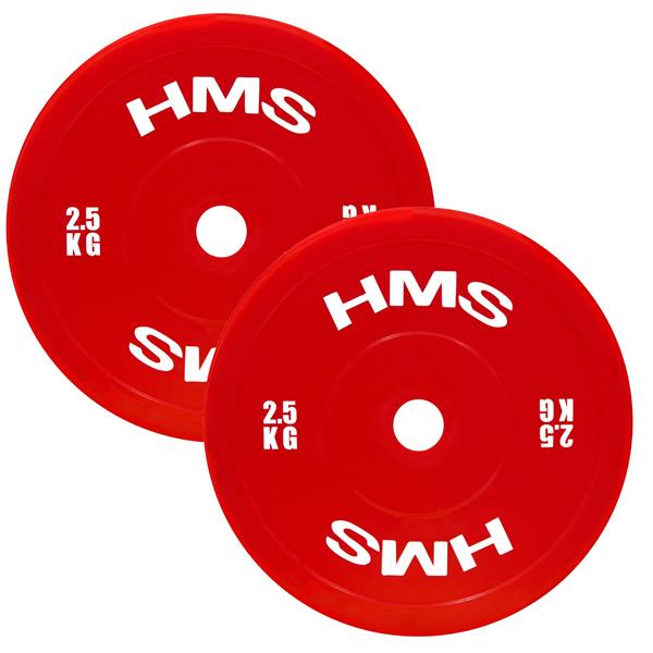 TPP02 ČERVENÝ TECHNICKÝ KOTOUČ PE 2 x 2.5 KG HMS