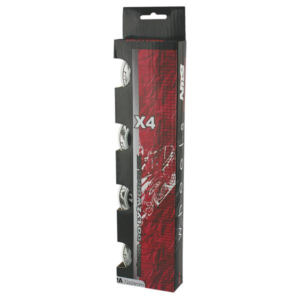 KOLEČKA NILS EXTREME PU 70x24 BÍLÉ (4KS)