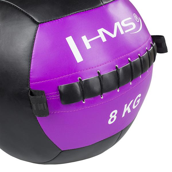 HMS Posilovací míč WLB fialový - 8kg