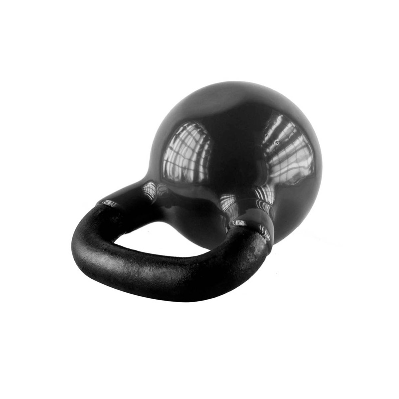 HMS Kettlebell pokrytý vinylem KNV černý - 6kg