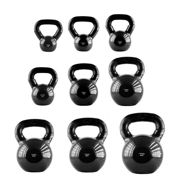hms Kettlebell pokrytý vinylem KNV32