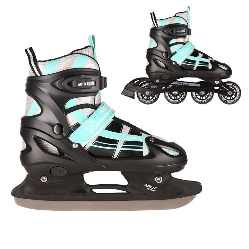 NH18366A ČERNO-ZELENÉ VEL.L(39-42) BRUSLE 2V1 NILS EXTREME