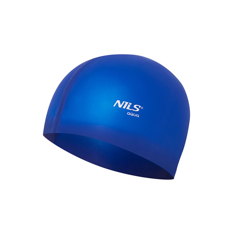 NQC BL04 TM.MODRÁ SILIKONOVÁ ČEPICE NILS AQUA