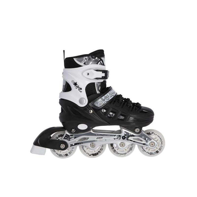 NH10905 ČERNÉ VEL.L(39-42) ZIMNÍ BRUSLE 4V1 NILS EXTREME