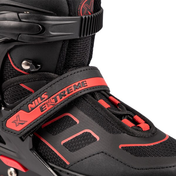 NILS EXTREME NA14174 ČERNO-ČERVENÉ VEL. S (31-34) KOLEČKOVÉ BRUSLE NILS