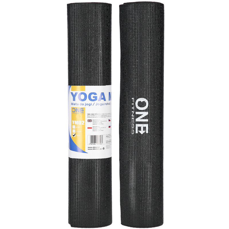 ONE Fitness YM02 Podložka pro jógu černá