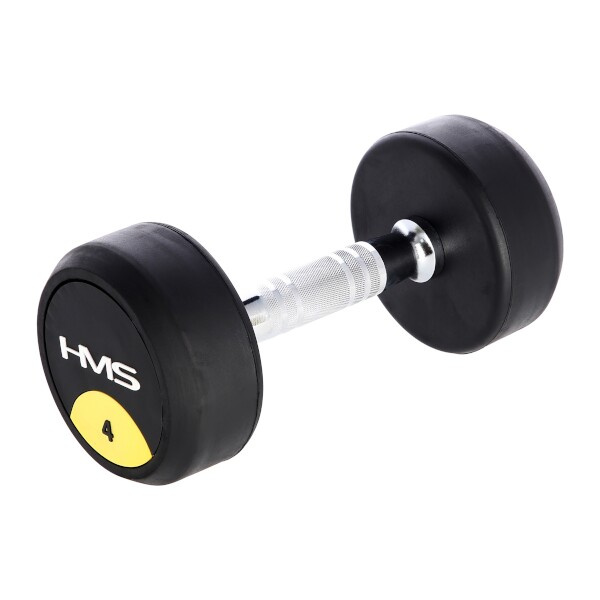 HMS Pogumovaná jednoruční činka HG PRO - 4kg