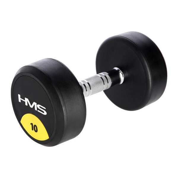 HMS Pogumovaná jednoruční činka HG PRO - 10kg