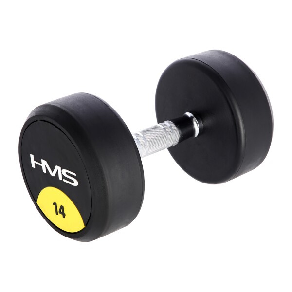 HMS Pogumovaná jednoruční činka HG PRO - 14kg