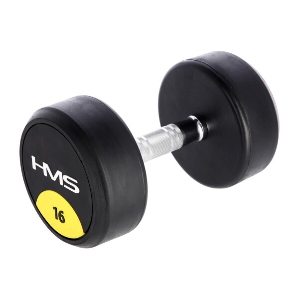 HMS Pogumovaná jednoruční činka HG PRO - 16kg