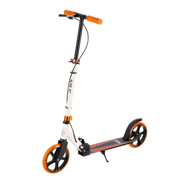 Koloběžka NILS Extreme HM0107 bílo‑oranžová