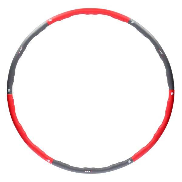 HMS Hula hoop obruč HHP002 červená 100 cm