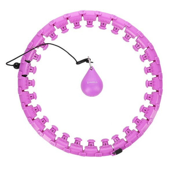 HMS HHW12 Masážní hula hoop fialová