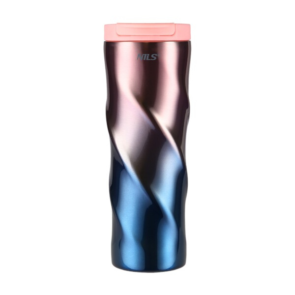 Nils Termohrnek NCB22 ombre modrý růžový 500 ml