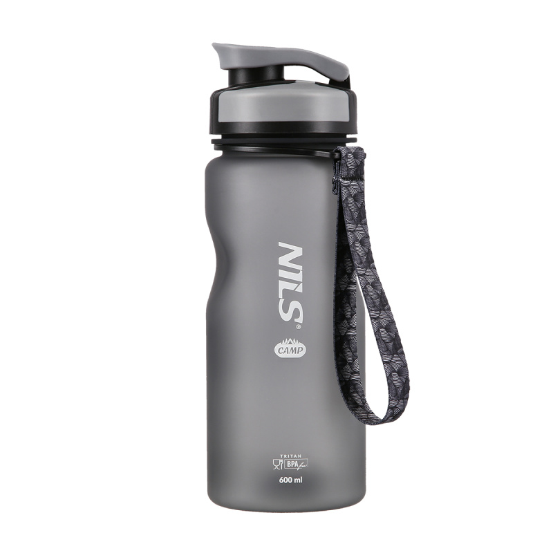 Tritanová láhev na pití NILS CAMP 600 ml černá