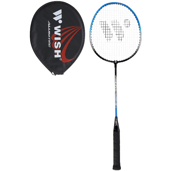 Badmintonová raketa Wish Steeltec 216 modro‑černá