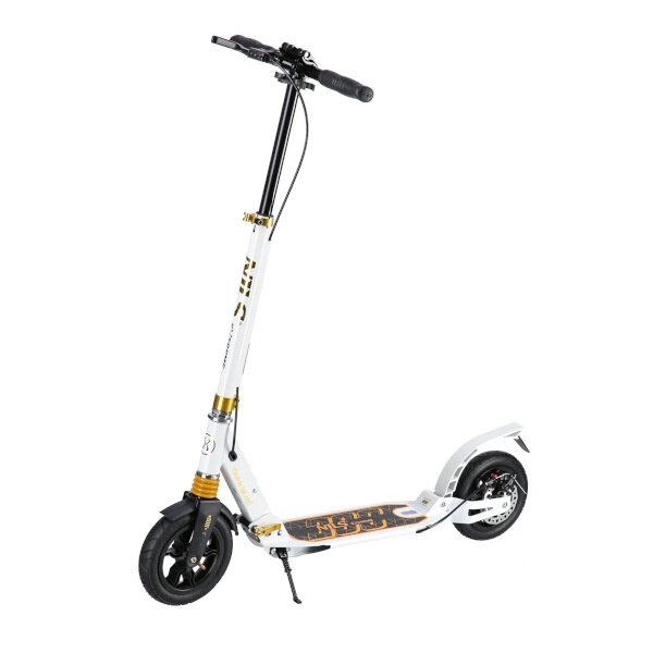 NILS Extreme HM209T Skládací koloběžka bílá zlatá