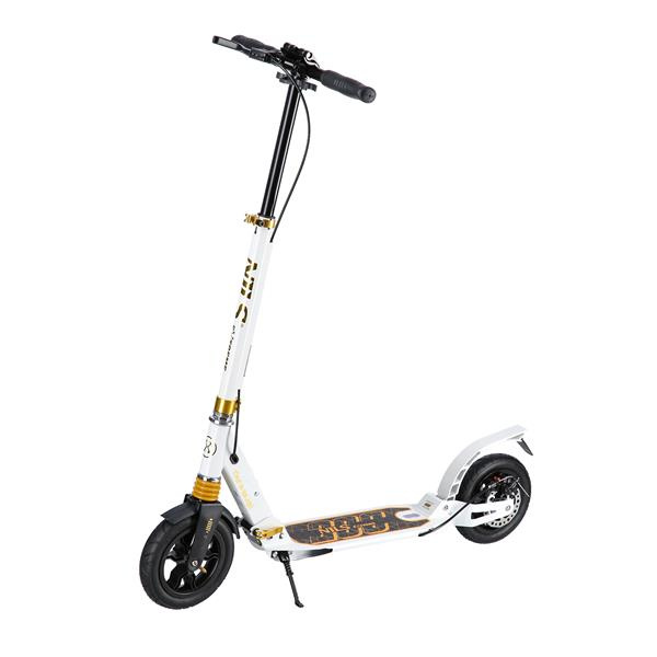 NILS Extreme HM209T Skládací koloběžka bílá zlatá