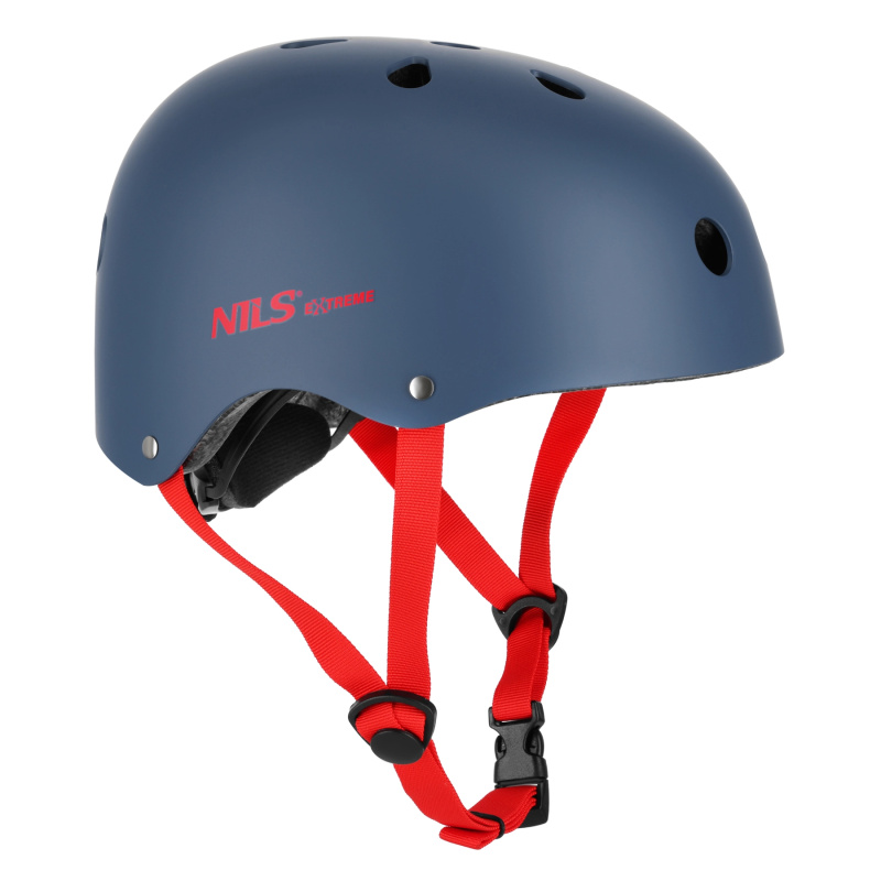 Helma NILS Extreme MTW001-1 šedo-červená S(52-56cm)