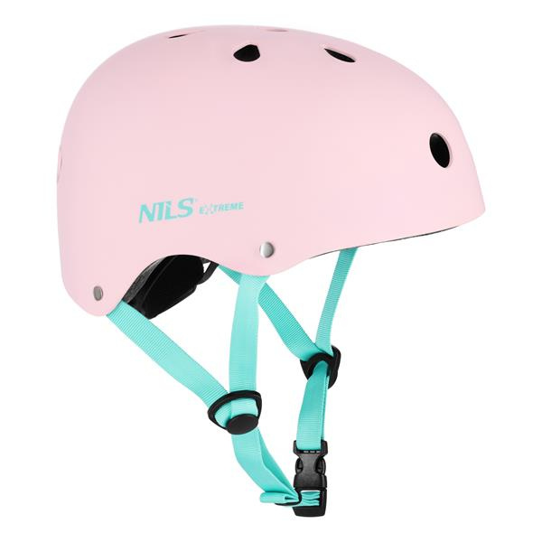 MTW001-1 RŮŽOVÁ VEL.L(58-61CM) HELMA NILS EXTREME