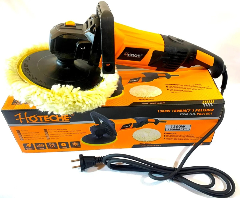 Leštička na auta Hoteche P801601 - 180mm - 1300 W - 3200 rpm