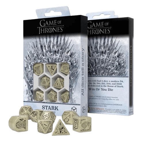 Sada kostek Game of Thrones - Stark