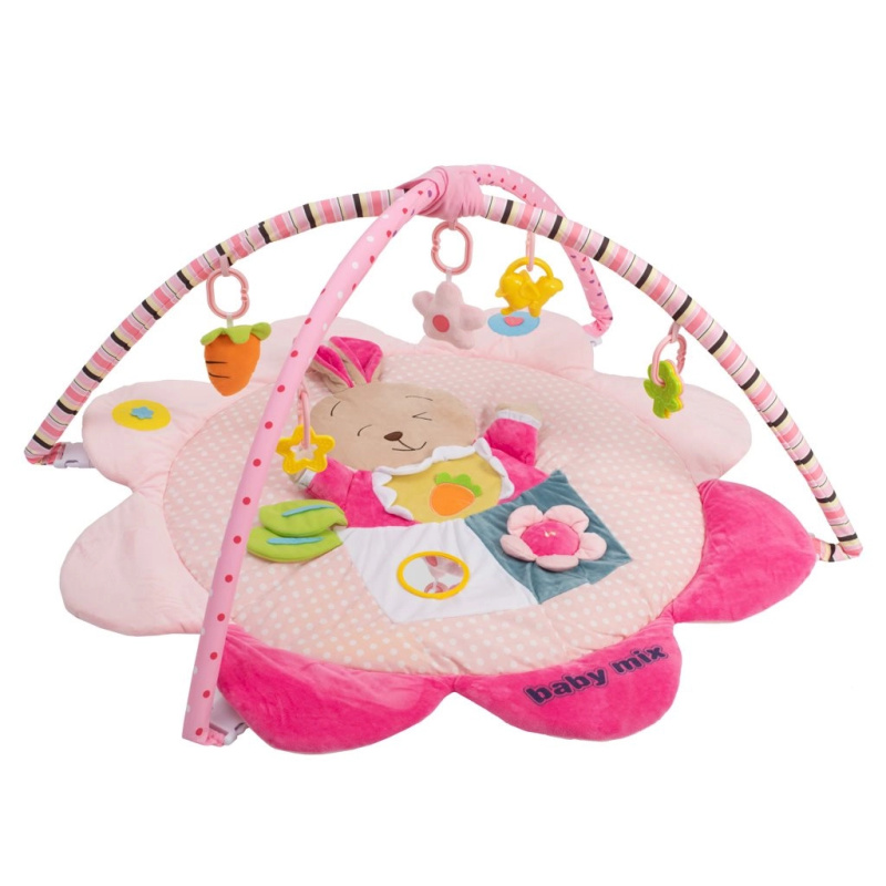 Hrací deka s hrazdičkou Baby Mix králíček