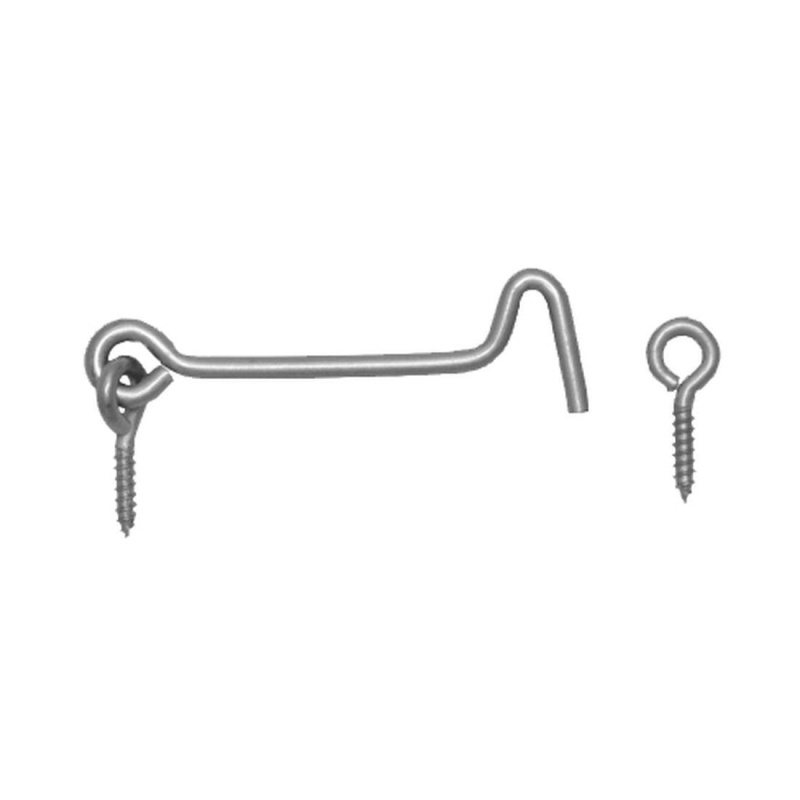 Háček s očkem k zašroub. 60mm Zn ZHK60