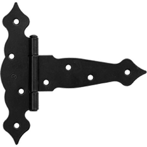 Domax závěs trojúhelníkový ozdobný ZTO125C, 125x40x160x2,5mm černý DMX89202