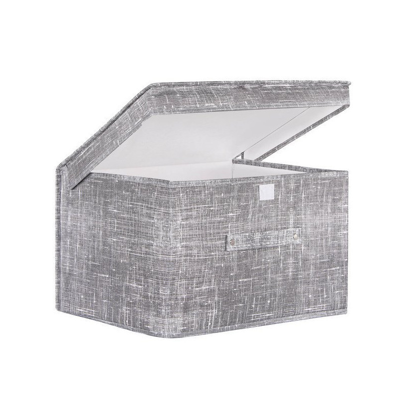 Úložný box 40x30x25 cm SPRINGOS HA3045 šedý