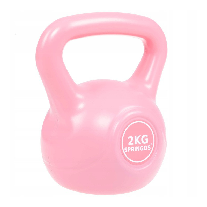Kettlebell 2 kg ABS SPRINGOS růžový