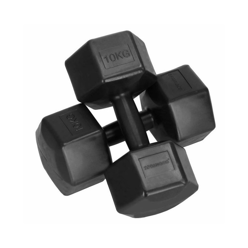 Sada činek 2x10 kg SPRINGOS HEX
