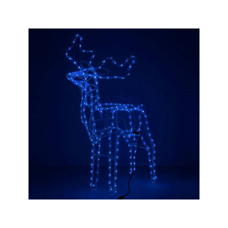 LED Sob - 90cm, 216LED, IP44, modrá