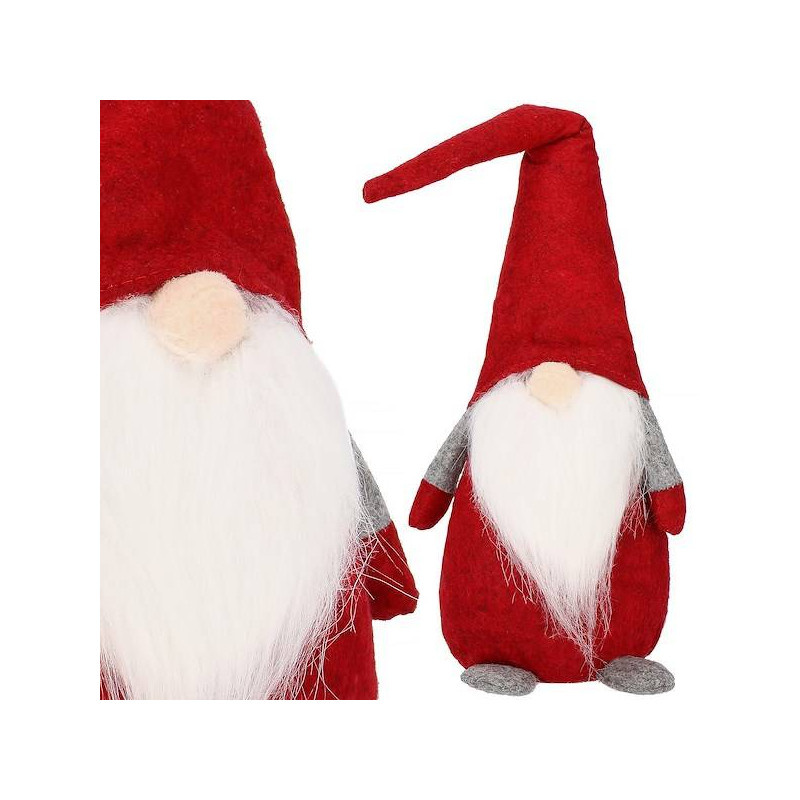 Skřítek GNOM s červenou čepicí 44 cm