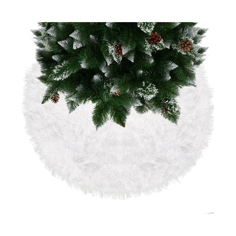 Koberec pod vánoční stromeček 72 cm, bílý