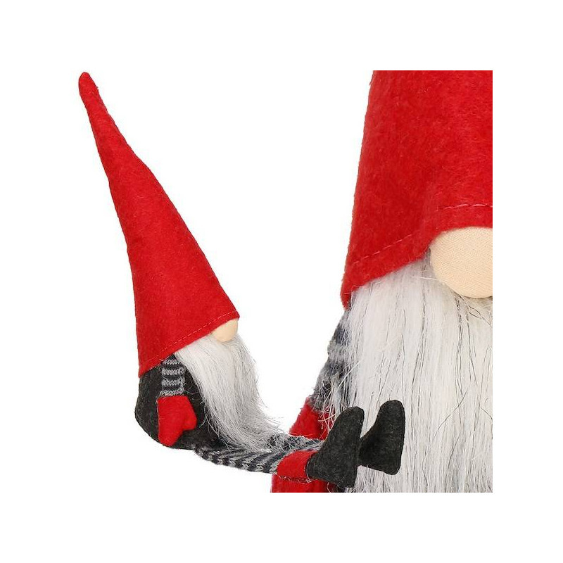 Skřítek GNOM v pruhovaném obleku 38 cm