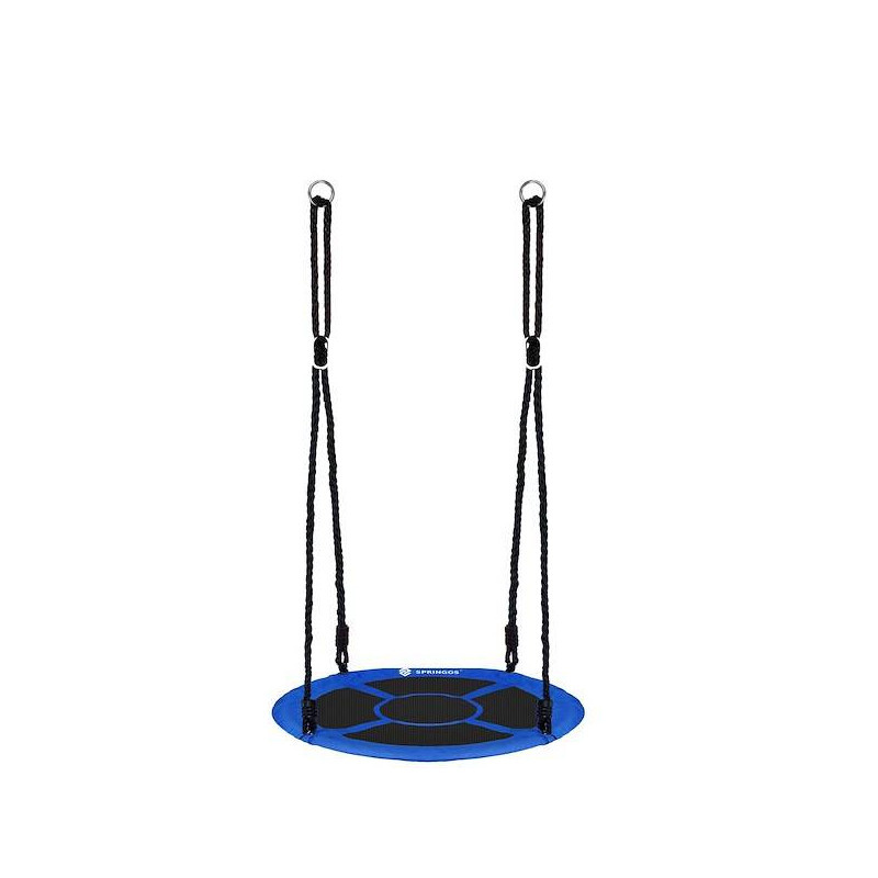 Zahradní houpačka SPRINGOS ČAPÍ HNÍZDO 110 cm modro-černá