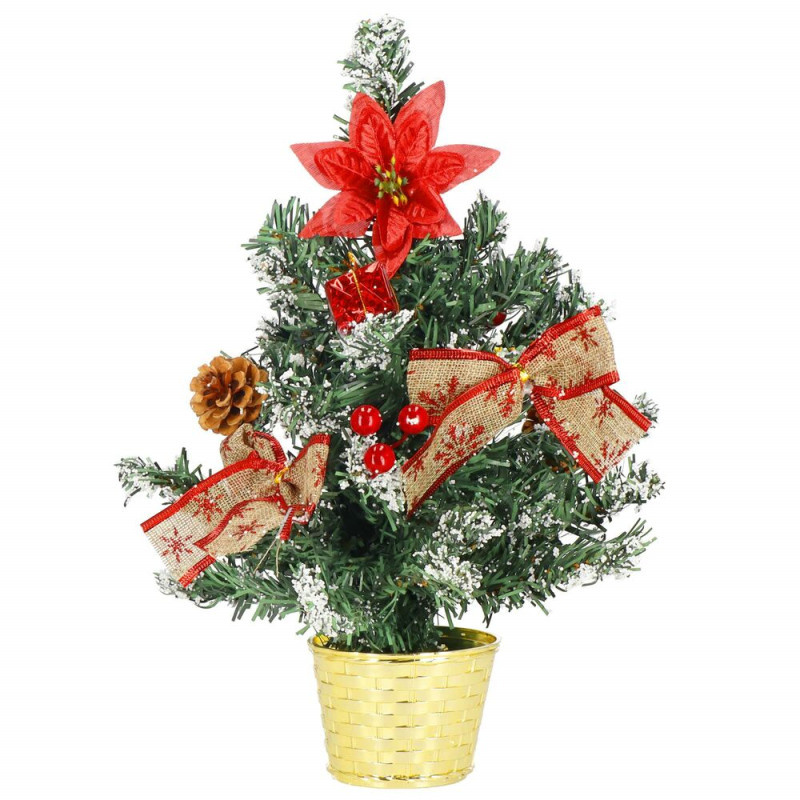 SPRINGOS Vánoční stromeček s ozdobami 40 cm