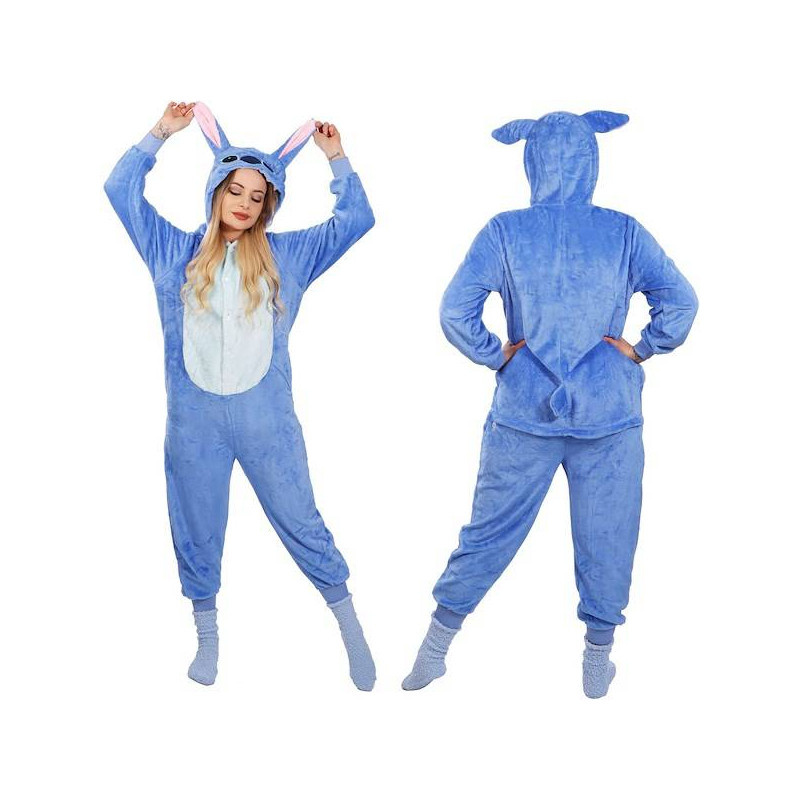 Pyžamo Kigurumi Sticth modré, vel. M SPRINGOS