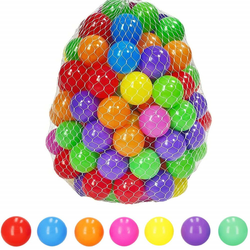 Springos KG0020 Plastové míčky na hraní 6 cm 200ks barevné