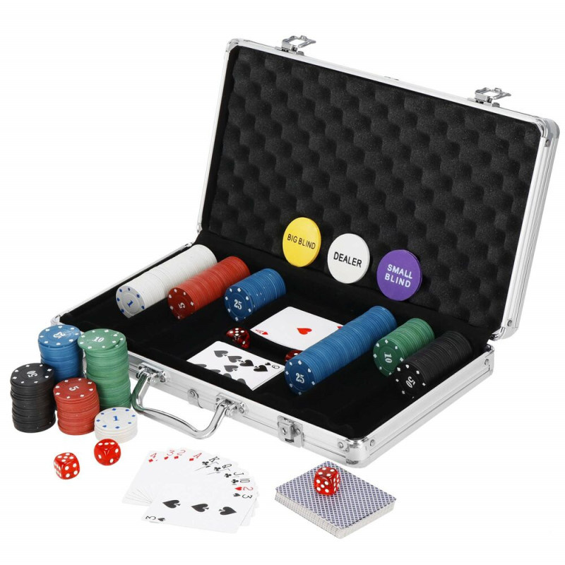Springos Poker set v alu kufříku 300 žetonů KG0022