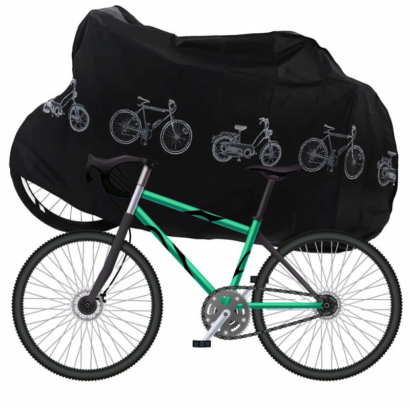 Plachta na kolo  skůtr  motorku SPRINGOS BA0064 černá