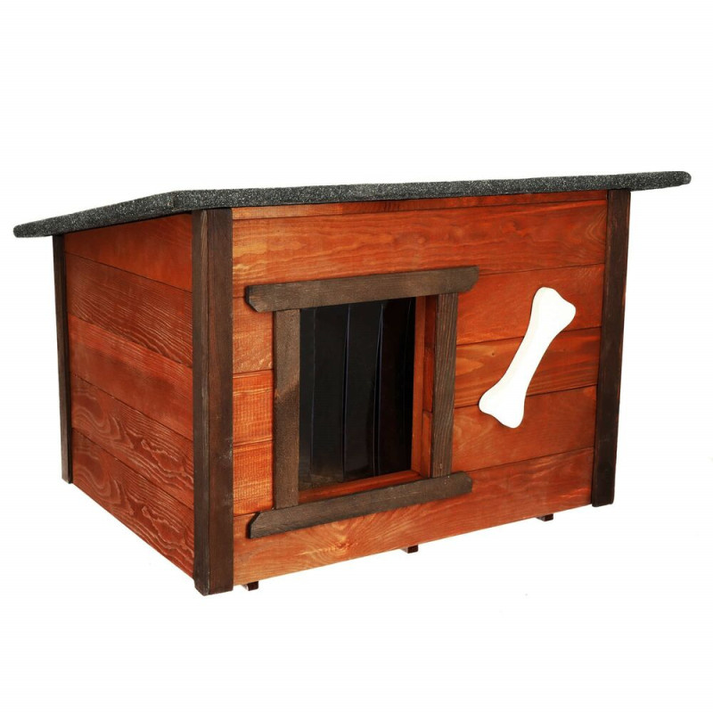 Springos Dřevěná bouda pro psa 66 x 51 x 51 cm